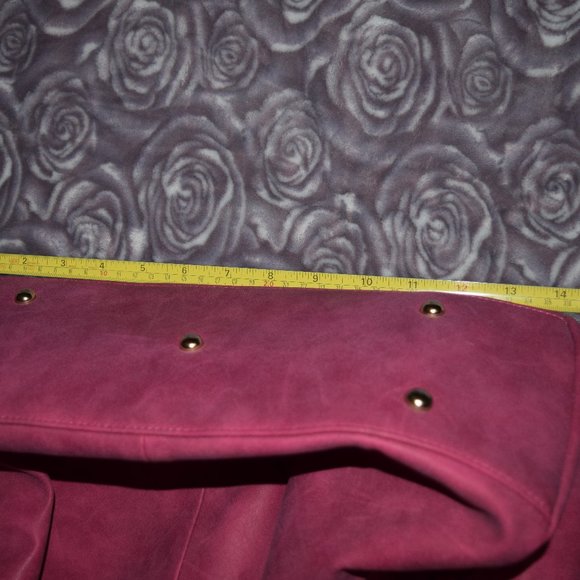 Pink Faux Leather Purse - Picture 6 of 14